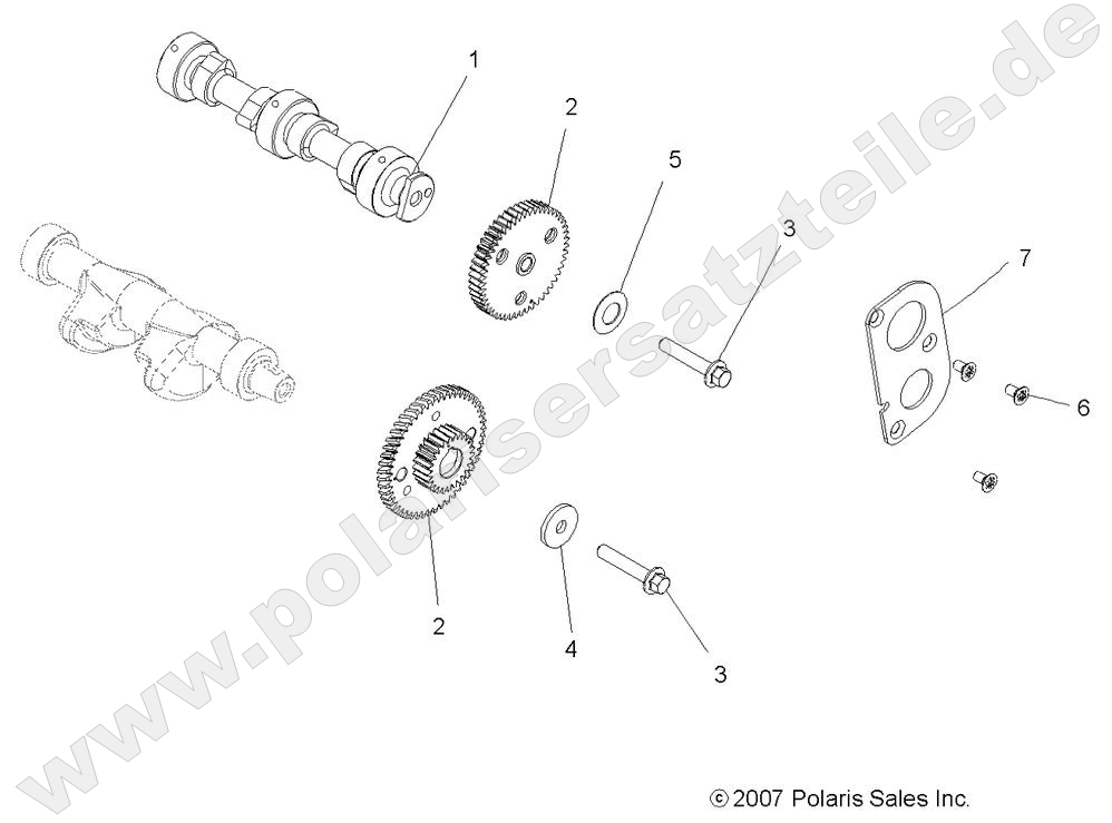 ENGINE, CAMSHAFT and GEARS ENGINE, CAMSHAFT and GEARS
