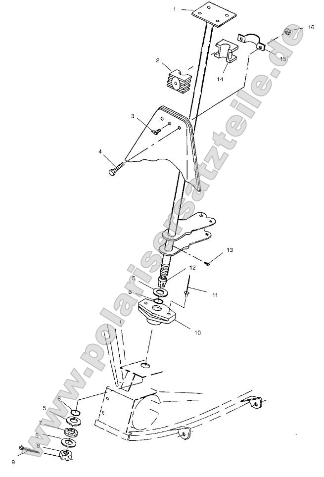 Steering Post (4963716371B006) Steering Post (4963716371B006)