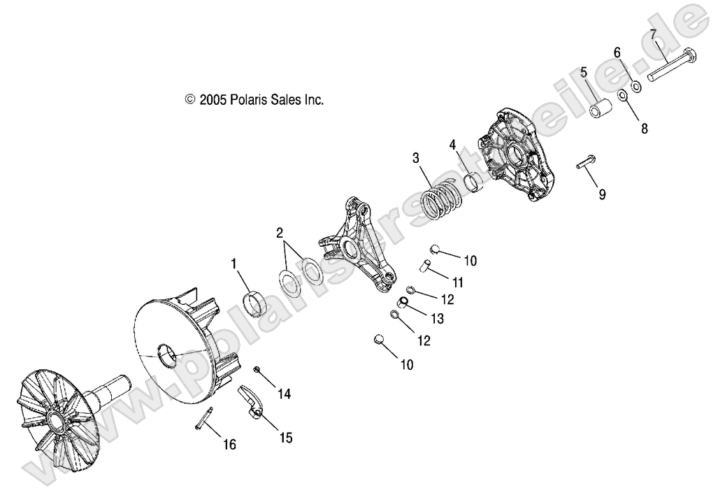 CLUTCH, DRIVE CLUTCH, DRIVE