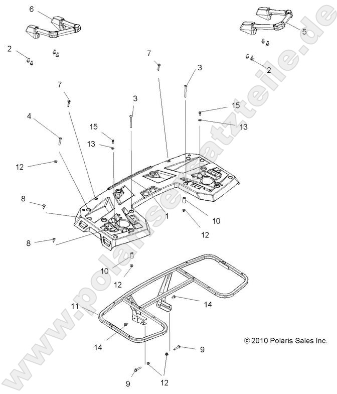 BODY, REAR RACK ASM.