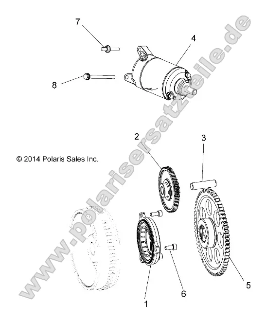 Engine, Starter Drive Engine, Starter Drive