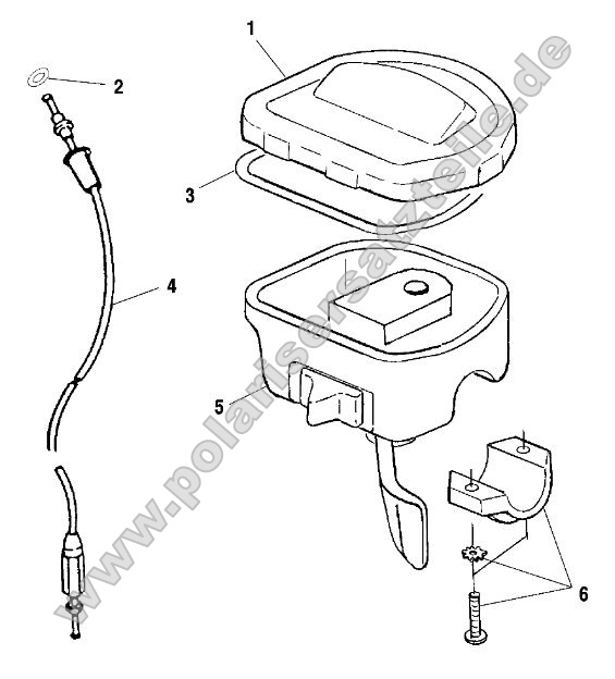 Controls - Throttle Asm./Cable