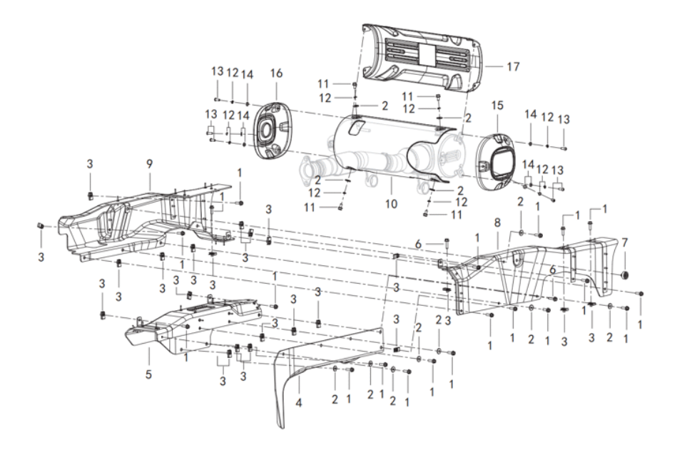 Hitzeschutzabdeckung