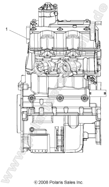 ENGINE, SHORT BLOCK