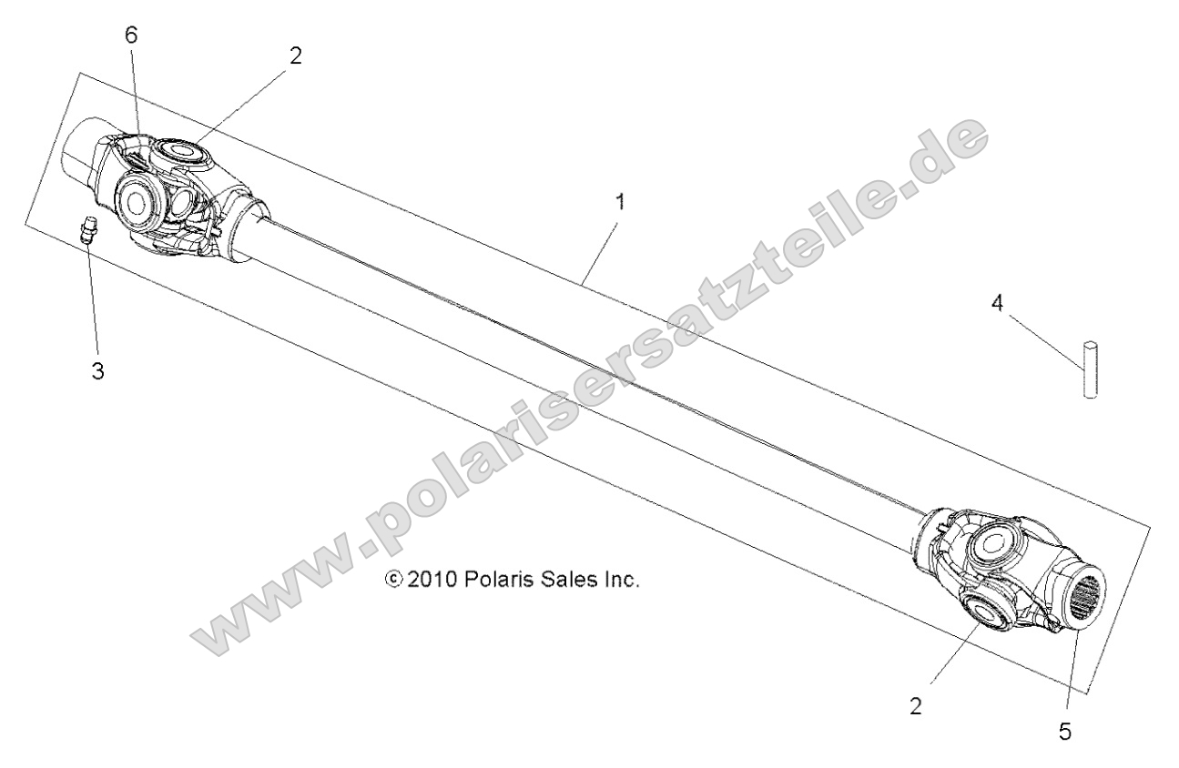 Drive Train, Prop Shaft, Front Drive Train, Prop Shaft, Front