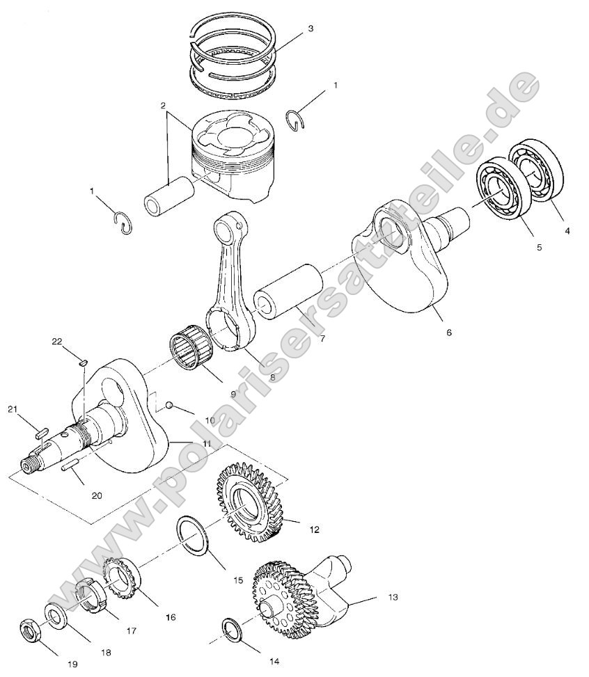 Crankshaft and Piston