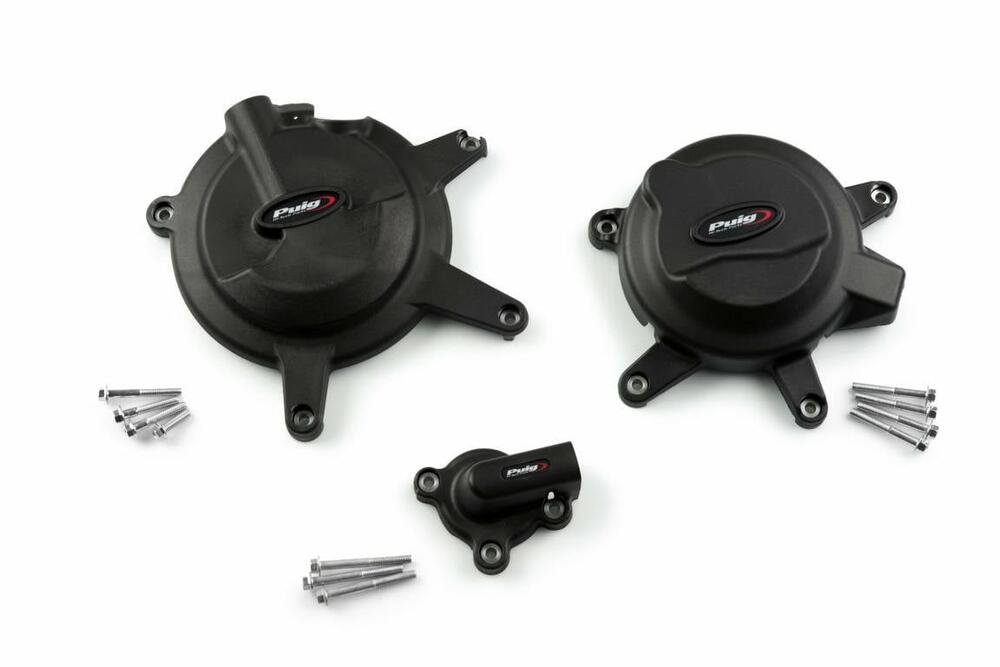 PUIG KIT 3 KAPPEN ENGINEABDECKUNG KAWSAKI NINJA 400 18' - 20169N