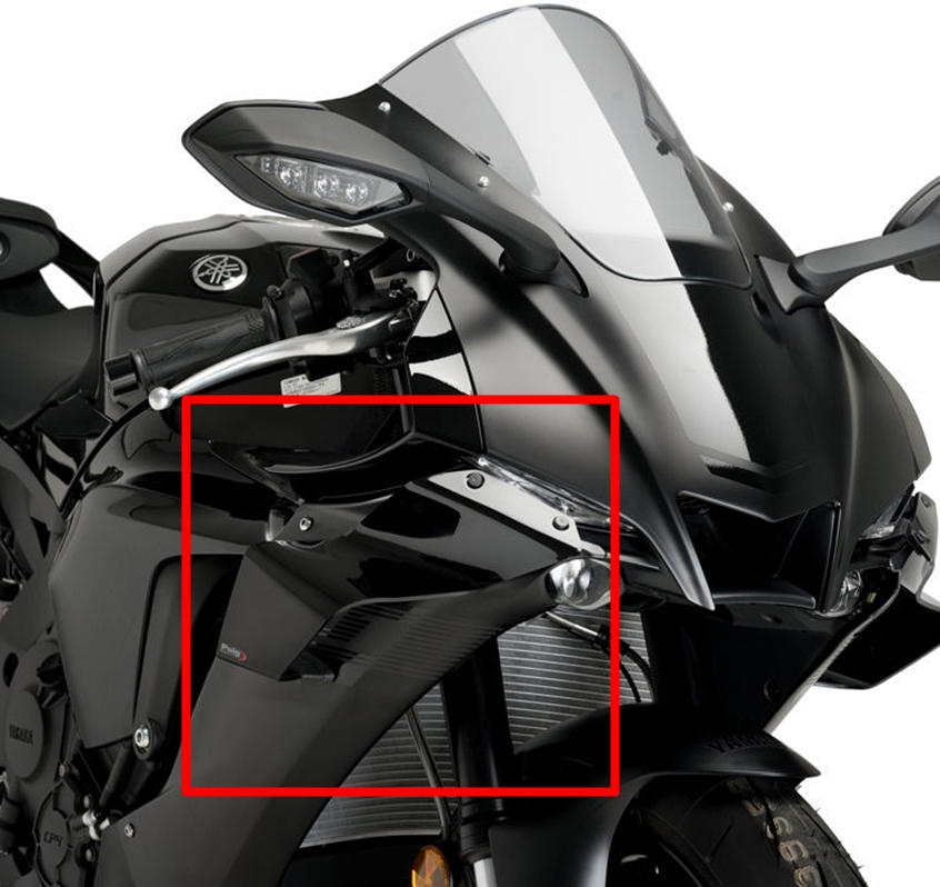 Puig Frontspoiler GP - schwarz - Yamaha YZF R1 /M 2020-23