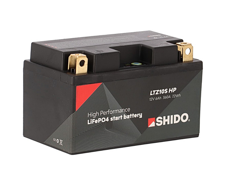 Shido LTZ10S HP Lithium Ionen Batterie 12V LiFePO4 (YTZ10S, TTZ10S) Shido LTZ10S HP Lithium Ionen Batterie 12V LiFePO4 (YTZ10S, TTZ10S)