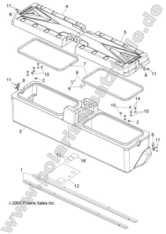 Body, Storage Box, Rear