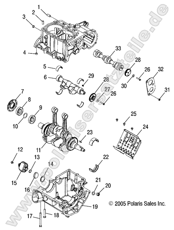 CRANKCASE and CRANKSHAFT
