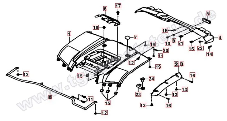 Heckverkleidung Heckverkleidung