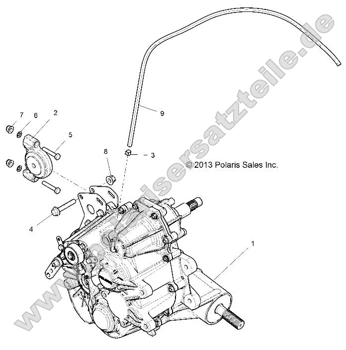 Drive Train, Main Gearcase Mounting Drive Train, Main Gearcase Mounting