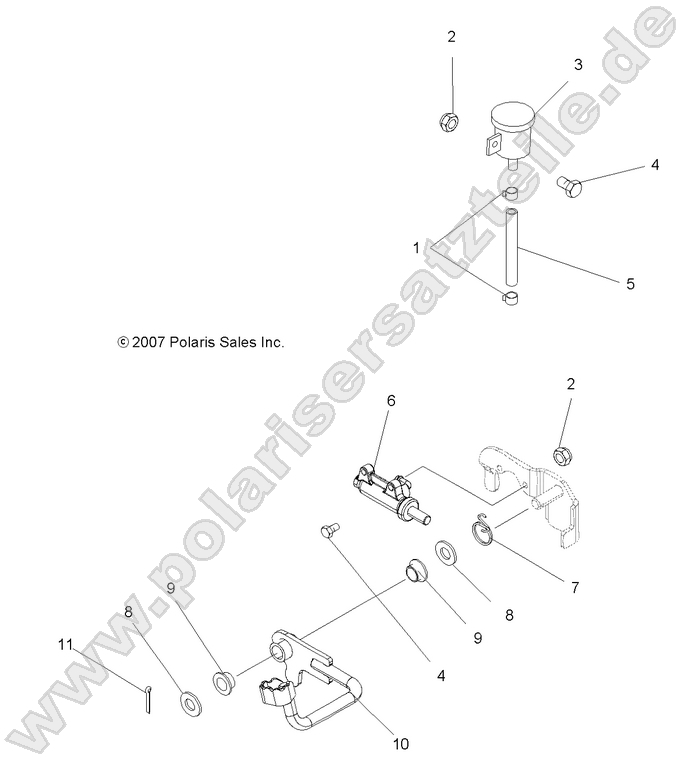 BRAKES, PEDAL and REAR MASTER CYLINDER BRAKES, PEDAL and REAR MASTER CYLINDER