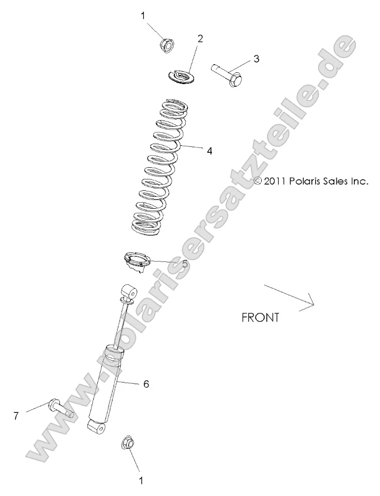 Suspension, Rear Shock Mounting Suspension, Rear Shock Mounting