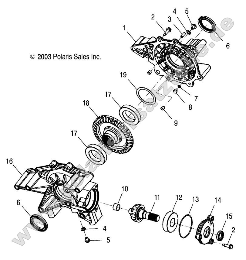 Rear Gearcase Rear Gearcase
