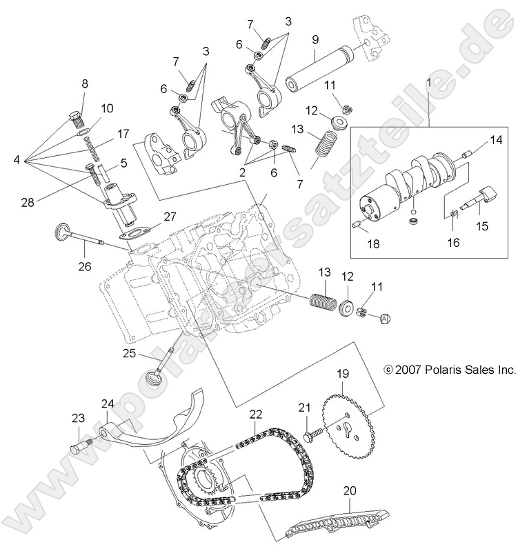 ENGINE, VALVES and CAMSHAFT