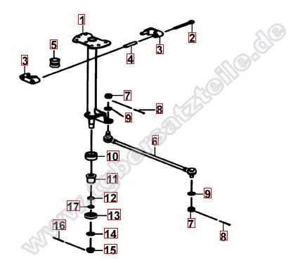 Lenksäule - Spurstange Lenksäule - Spurstange