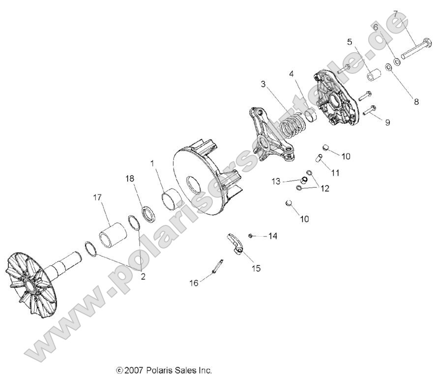 Drive Train, Primary Clutch