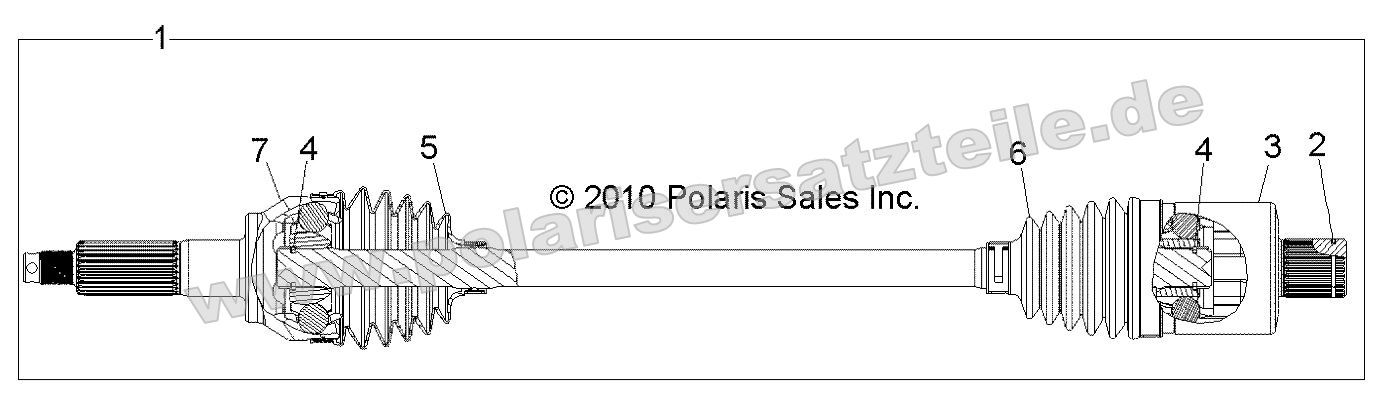 Drive Train, Rear Drive Shaft