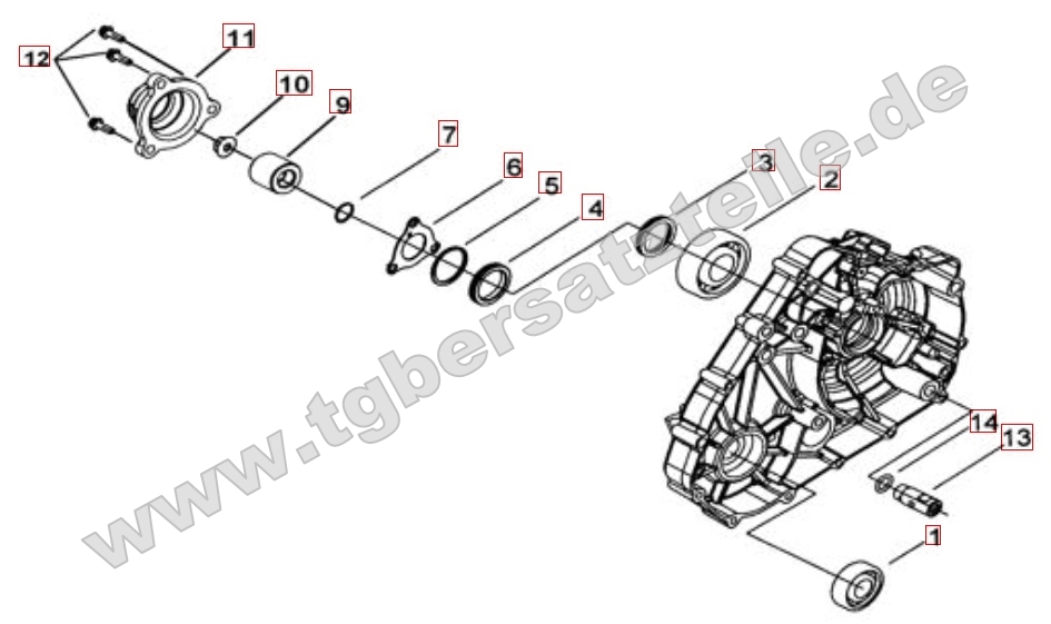 Motorgehäuseabdeckung 1