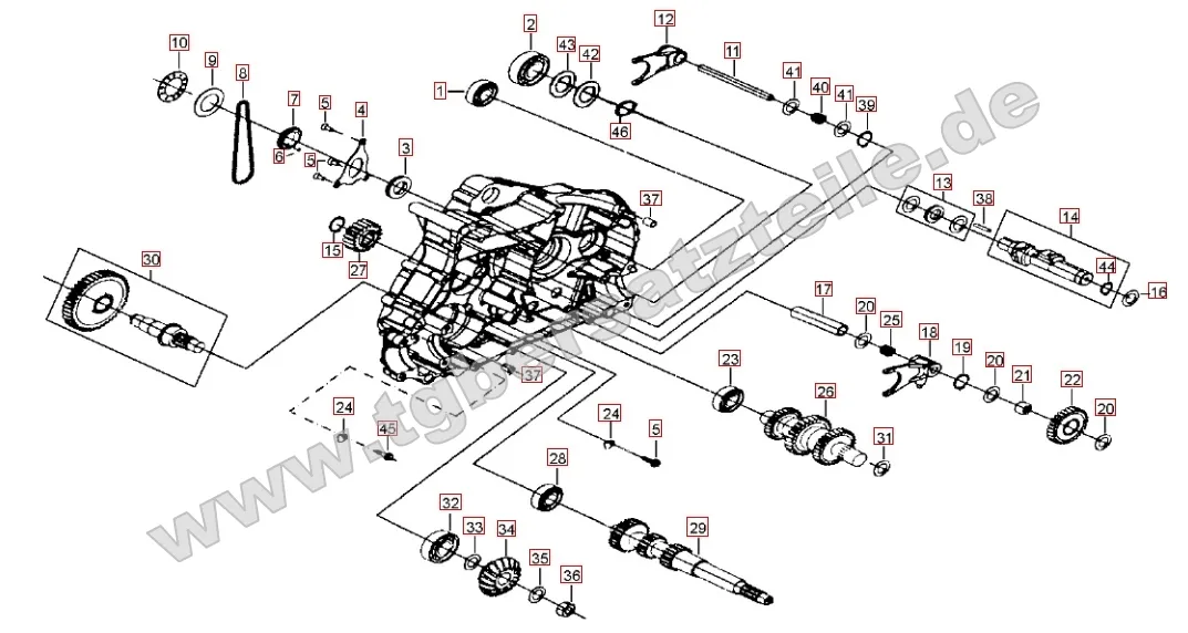 Motorgehäuse links (2)