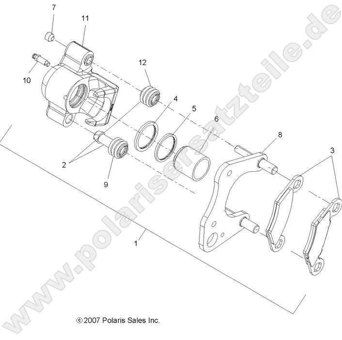 BRAKES, FRONT CALIPER BRAKES, FRONT CALIPER