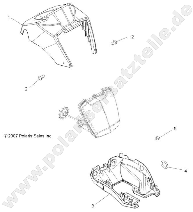 BODY, HEADLIGHT POD BODY, HEADLIGHT POD