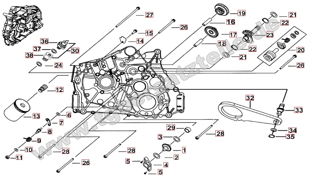 Motorgehäuse links (1)
