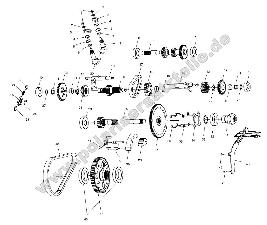 Gearcase (Internal Components) Gearcase (Internal Components)