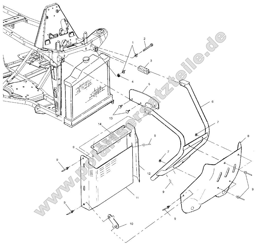 Front Bumper and Shields