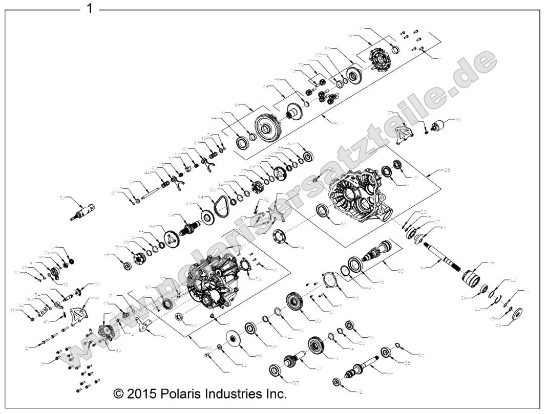 Drive Train, Main Gearcase, Internals Drive Train, Main Gearcase, Internals