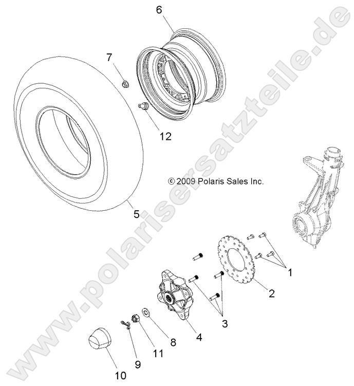 WHEELS, FRONT WHEELS, FRONT