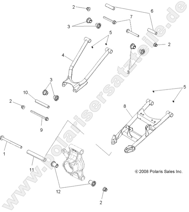 SUSPENSION, REAR SUSPENSION, REAR