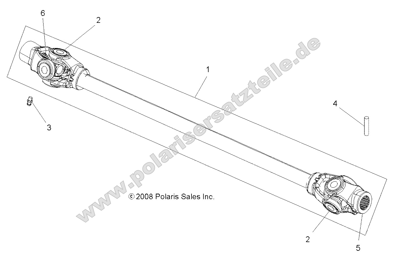 Drive Train, Prop Shaft, Front Drive Train, Prop Shaft, Front