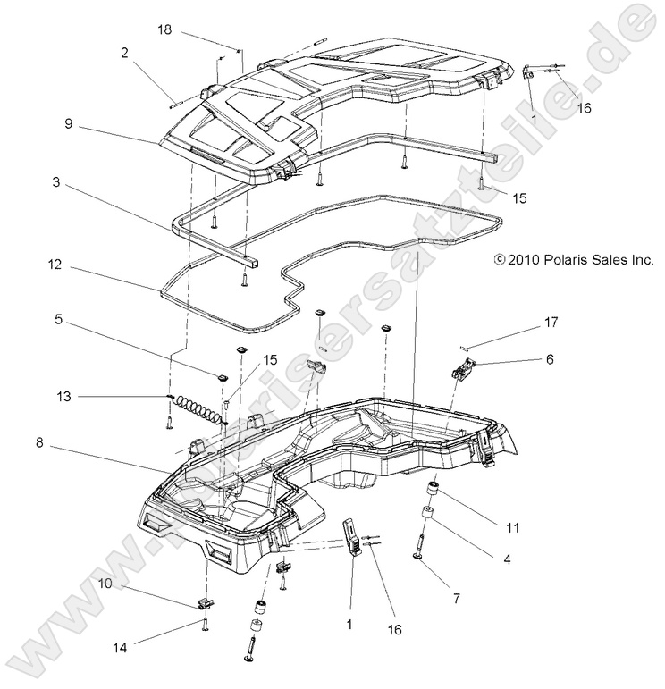 BODY, ASM., BOX, FRONT BODY, ASM., BOX, FRONT