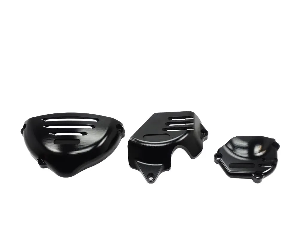 TMP Custom Motordeckelschutz Set schwarz - Kawasaki Z900 RS 2018-