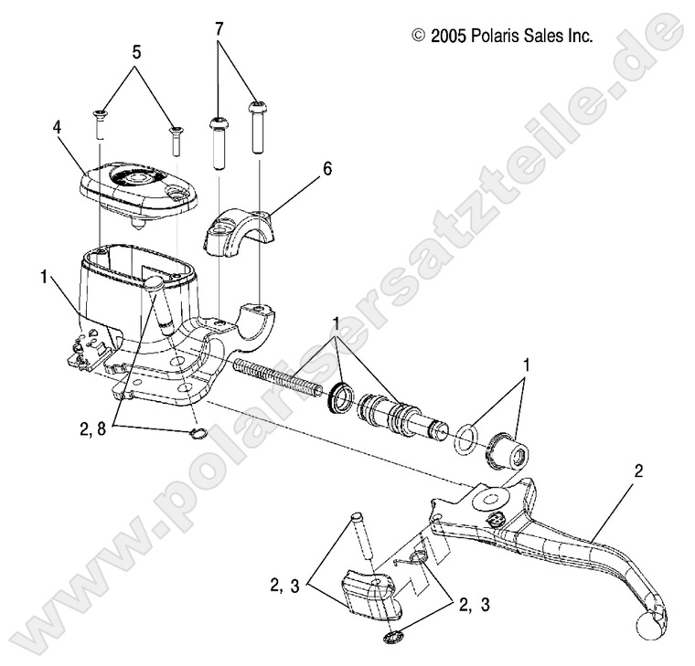 BRAKES, FRONT BRAKE LEVER and MASTER CYLINDER BRAKES, FRONT BRAKE LEVER and MASTER CYLINDER