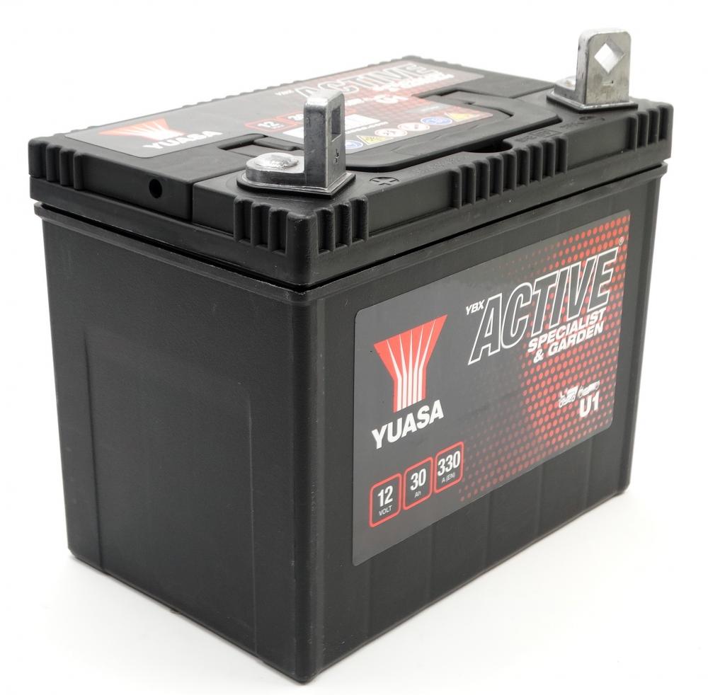 Yuasa YBX U1 Gartengeräte - Rasenmäher Batterie 12V 30AH