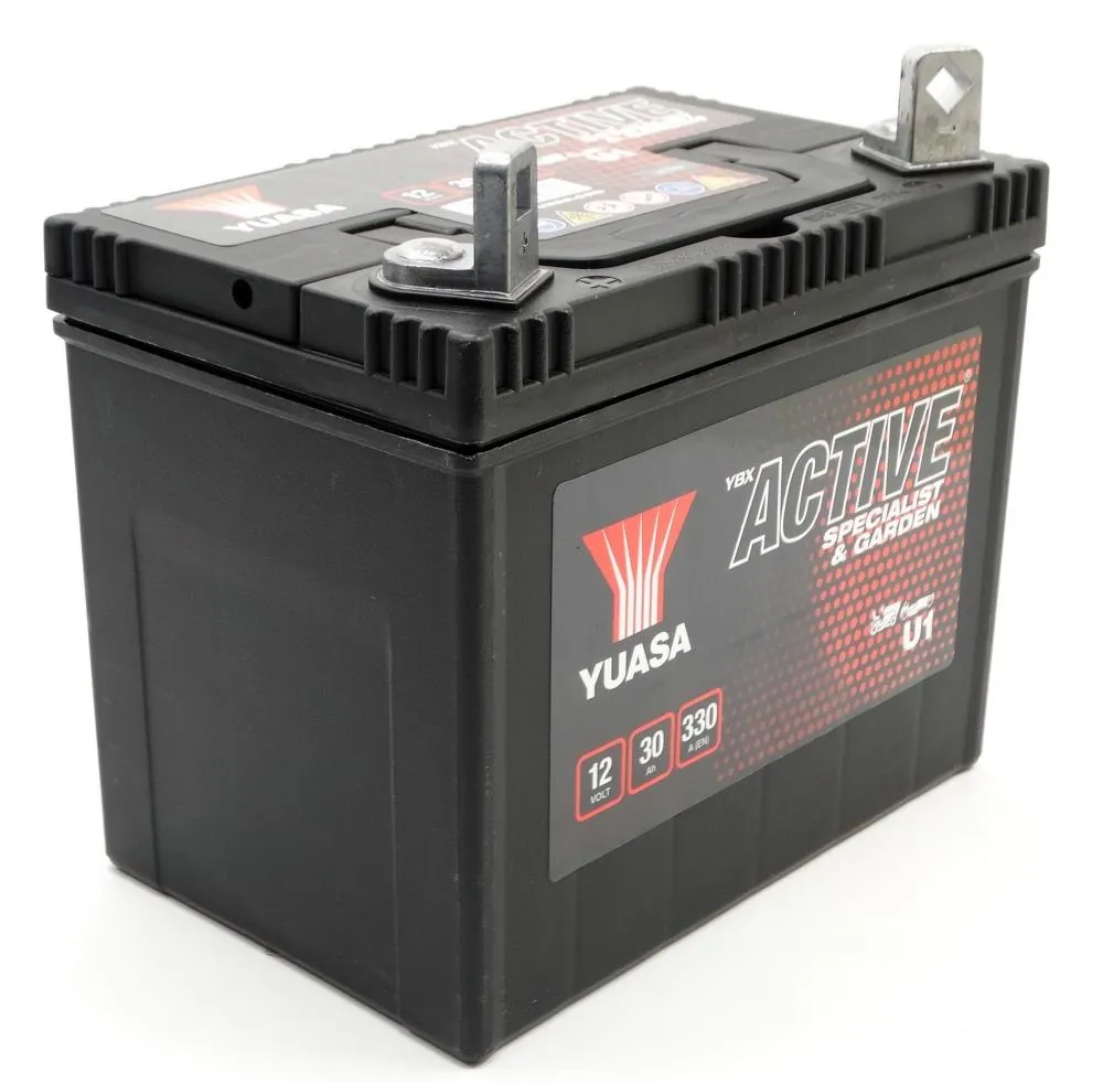 Yuasa_U1_Gartengeraete_Batterie_12V_30AH_6944_4 Yuasa YBX U1 Gartengeräte - Rasenmäher Batterie 12V 30AH