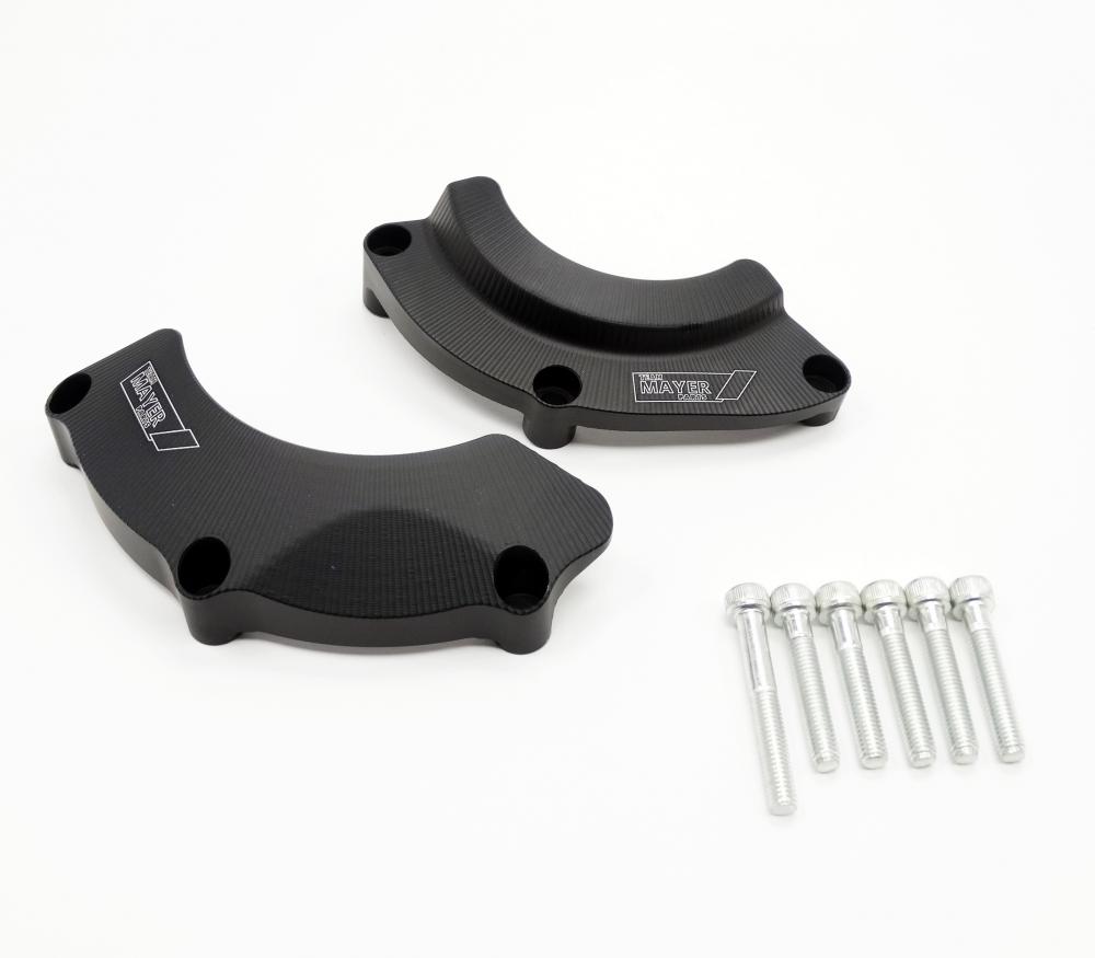 Racing CNC Motordeckelschutz Set schwarz Suzuki GSX-R 1000 2009-16