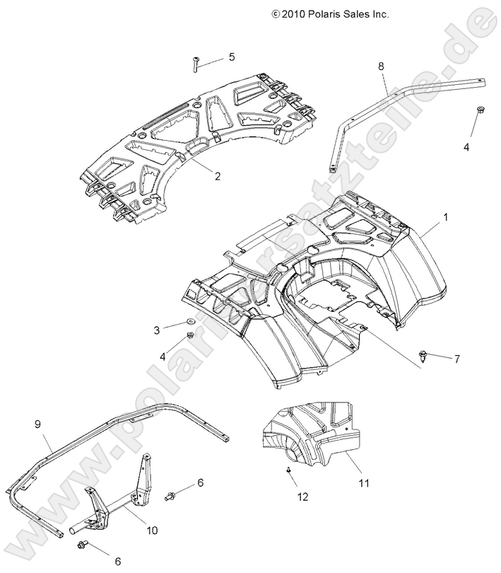 BODY, REAR CAB and REAR RACK