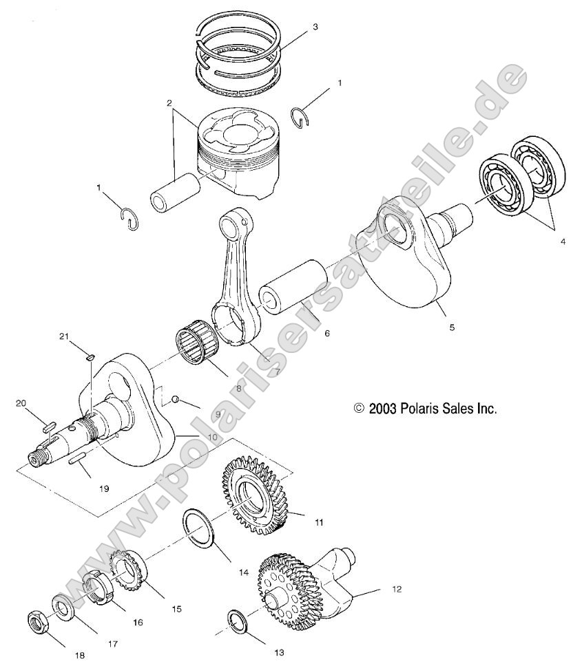 Crankshaft and Piston