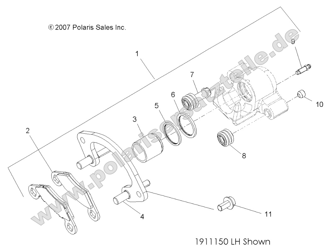 Brakes, Front Caliper Brakes, Front Caliper
