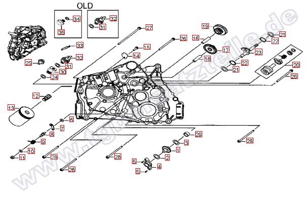 Motorgehäuse links (1)