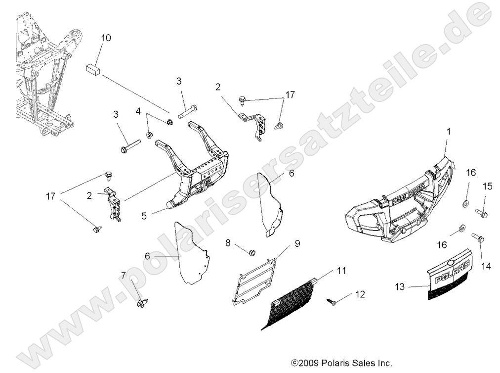 BODY, FRONT BUMPER and MOUNTING BODY, FRONT BUMPER and MOUNTING