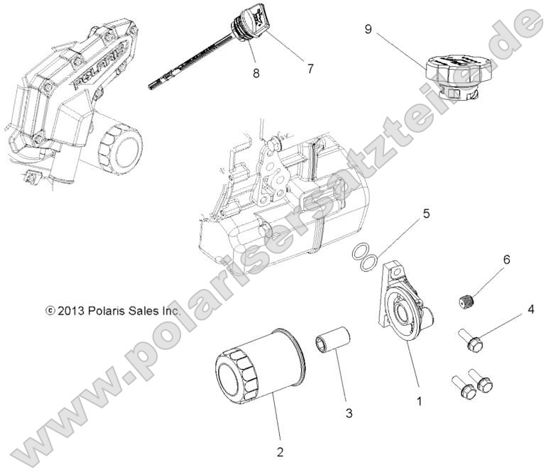 Engine, Oil Filter and Dipstick Engine, Oil Filter and Dipstick
