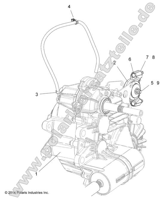 Drive Train, Main Gearcase Mounting Drive Train, Main Gearcase Mounting