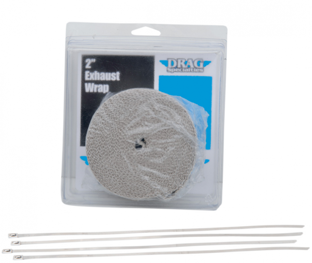 _Ebay_20neu_202014DRAG1861_0668 Drag Specialties Auspuffband Hitzeschutzband Set weiß 7,6 m x 50 mm