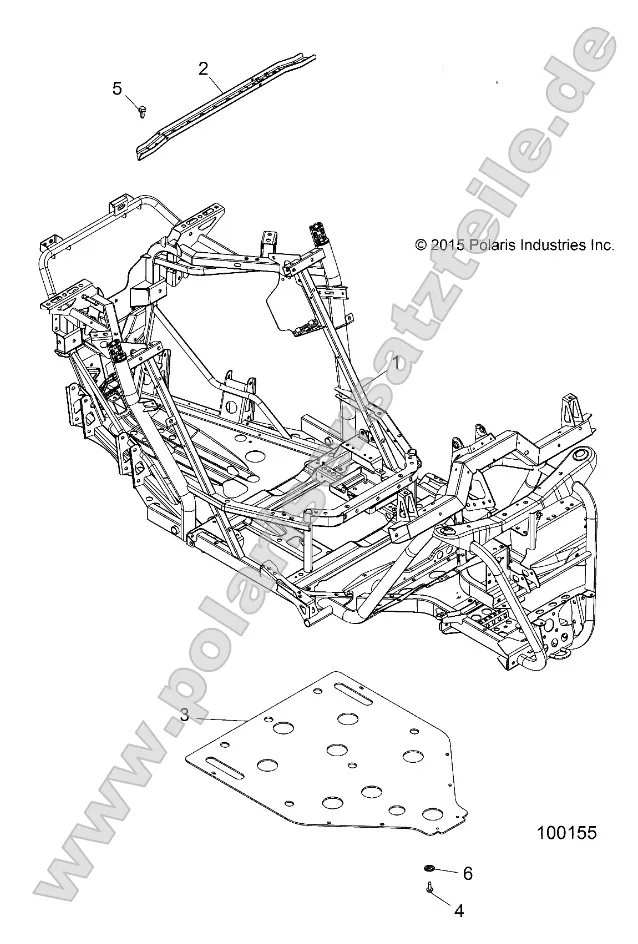 Chassis, Main Frame and Skid Plate Chassis, Main Frame and Skid Plate